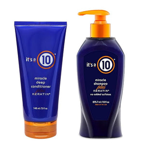 It's A 10 Shampoo &amp Deep Conditioner Duo with Keratin - 10 Oz Shampoo 5 Oz Conditioner