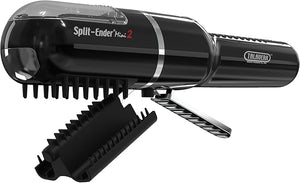 Split-Ender Mini 2 ? Original Cordless Split End Hair Trimmer for Dry, Damaged, Brittle, Curly, Frizzy, or Straight Hair ? Rechargeable Hair Clipper, Home Styling Tool for Split Ends (Black)