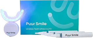 Teeth Whitening Kit ? LED Light &amp Whitening Gel with Remineralization Syringes ? Professional-Grade Whitening for Sensitive Teeth ? Removes Stains from Coffee Wine &amp Smoking