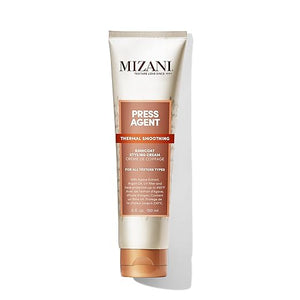 Mizani Press Agent Raincoat Styling Cream - Moisturizes &amp Protects Hair from Heat Styling &amp Blowouts For Dry &amp Frizzy Hair With Argan Oil