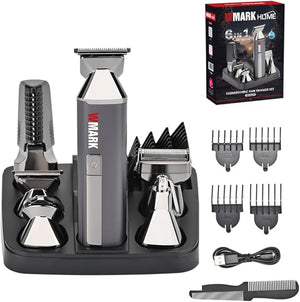 WMARK Men's Hair Trimmer Stainless Steel Body Hair Removal Tool Kevlar Professional Electric Shaving Set NG-HT001