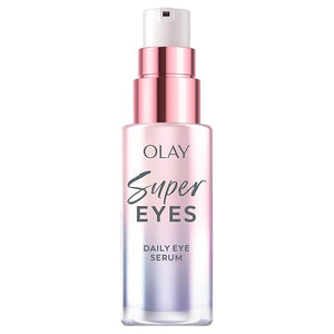 Olay Super Eye Serum - Vitamin C Caffeine Niacinamide Amino Peptide Aloe Vera - Brightens Dark Circles Anti-Wrinkle Anti-Aging Brightening Smooths Fine Lines Firming Hydrating 0.45 Oz