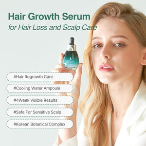 Rootonix Rootfarm Scalp Ampoule ? Herbal Hair Growth Serum with 30 Plant Extracts for Thinning Hair &amp Scalp Volume ? 1.18 fl. oz. (35ml)