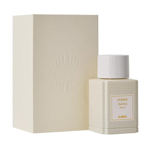 Ajmal Oud Marquis Ambre Infini Eau de Parfum for Men &amp; Women ? 3.4 fl oz / 100 ml | Luxury Premium Amber Woody Perfume | Long Lasting French Perfume | Made in France &amp; Crafted in Dubai for USA