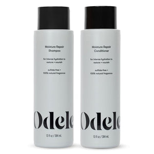 Odele Moisture Repair Sulfate-Free Shampoo &amp; Conditioner Gift Set, for Intense Hydration to help Restore and Nourish Dry or Damaged Hair, 13 Fl Oz Each (2-Pack)