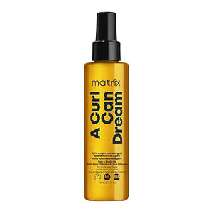 Matrix A Curl Can Dream Light-Weight Hair and Scalp Oil For Curly &amp Coily Hair - Controls Frizz With Manuka Honey Extract Silicone-Free 4.4 Fl Oz