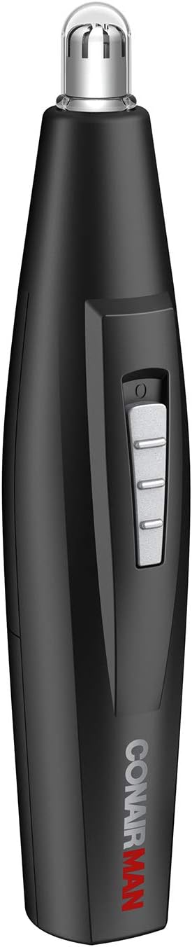 ConairMan Nose Hair Trimmer for Men, For Nose, Ear and Perfect for Travel, Battery Powered