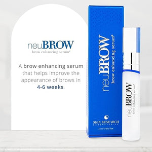 neuBROW Brow Enhancing Serum by Skin Research Laboratories - Eye Brow Serum for Defined Fuller &amp Thicker-Looking Hair Brows - Advanced Formula Promotes Natural &amp Healthy Appearance of Brows