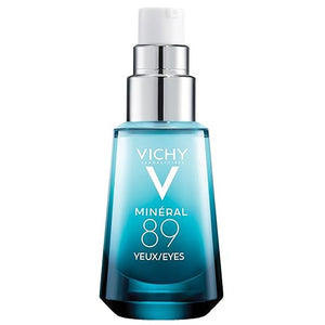 Vichy Mineral 89 Eye Serum Hyaluronic Acid and Caffeine Cream Under Eye Cream For Dark Circles Hydrating &amp Puffiness Reducer Opthalmologist Tested