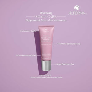 Alterna Haircare Renewing Scalp Care Peppermint Leave on Scalp and Hair Treatment 2.5 Fl Oz Lightweight and Fast Absorbing to Moisturize and invigorate Scalp