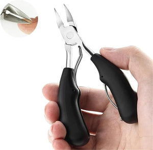 Nail Clipper for Ingrown Toenail Podiatry Correction Nippers Cuticle Cutters Cut Pedicure Manicure Hand Foot Dead Skin Care Tool(Black)