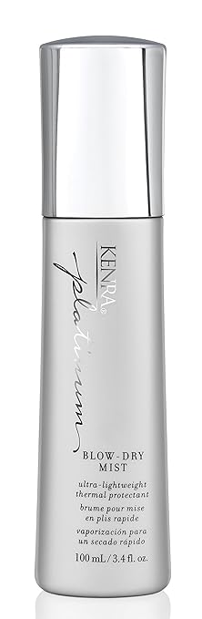 Platinum Blow-Dry Mist | Ultra-Lightweight Thermal Protectant | Detangles Smooths &amp Softens | Eliminates Frizz &amp Resists Humidity | Fine To Medium Hair