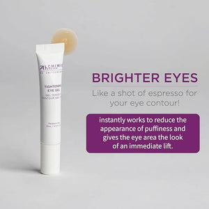 Alchimie Forever Tightening Eye Gel | Immediate Lifting Effect Reduces Appearance of Fine Lines Puffiness Caffeine &amp Apple Stem Cell Extract 0.5 Fl Oz