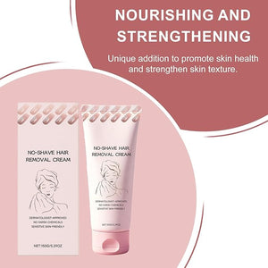 Hair Removal CreamNo Shave Hair Remover for WomenMoisturizes and Nurtures SkinFast and GentleLeaving it Soft and Protected after Hair RemovalFull Body hair removal (1PC)