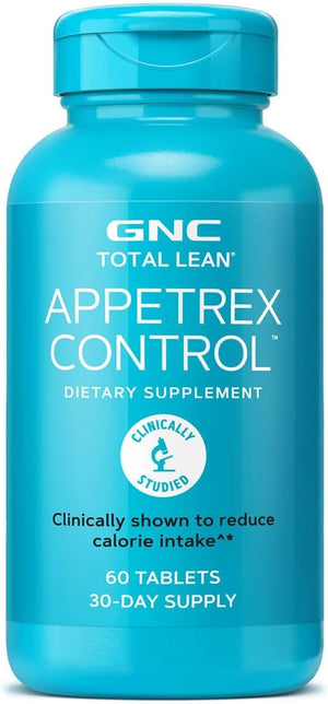 GNC Total Lean Appetrex Control Clinically Shown to Reduce Calorie Intake 60 Tablets