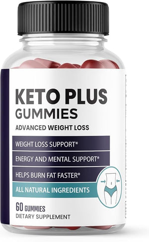 Keto Plus ACV Gummies Advanced Formula 1000mg Maximum Strength 60 Count