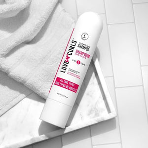 Love Ur Curls Shampoo and Conditioner Moisturizing and Scalp Cleansing for Curly Wavy or Kinky Coily Hair Vegan and Silicone Free