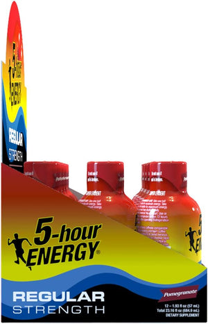 5-hour ENERGY Shot Regular Strength Pomegranate 1.93 Ounce 24 Count