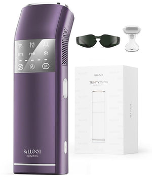 IPL Laser Hair Removal for Women and Men, 2 Lights, 2¡É, 16.6 cm©÷ Sapphire Ice Cooling for Sensitive Skin, 4-Pulse Mode for Ingrown Hair, Bikini, Face, Body Permanent Epilator Home Hair Removal Device