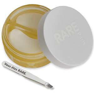 RARE Paris - Tr?sor Solaire - Soothing Under Eye Patches - Soothing &amp; Strengthening - With Vitamin E &amp; Arnica - Brightening, Firming &amp; Revitalizing - Multi-Active Serum Formula - 30 Pairs