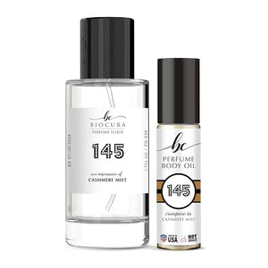Perfume Spray + Body Oil Set Impression of Cashmere Mist Travel Size Refillable Bottle Long Lasting Eau de CologneFragrance Essential Replica Blend Sample Size For Men &amp Women 10ml+40ml