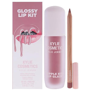 Kylie Cosmetics Supple Kiss Precision Lip Kit - 808 for Women - 2 Pc 0.10oz Supple Kiss Lip Glaze, 0.04oz Precision Pout Lip Liner