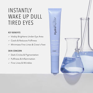 HydroPeptide Vital Eyes Instant Awakening Serum Cooling Rollerball Under Eye Moisturizer 0.3 Ounce