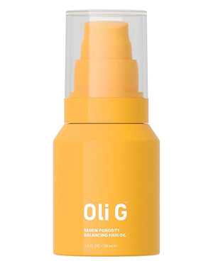 Oli G Renew Porosity Balancing Oil 2oz / 59ml | Lightweight Hair Oil for Frizz Control Moisture Repair &amp Shine