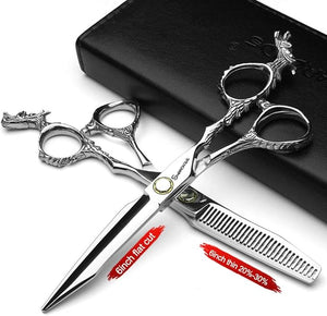 6/7/8/9 inch Professional Hair Cutting Thinning Scissors Barber Shears Hairdressing Salon Set (6-inch 2pc)