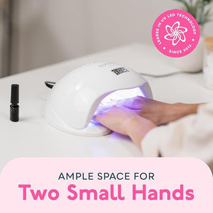 UV LED Nail Lamp SUNUV UV LED Nail Polish Dryer Professional Gel Machine for Manicure and Pedicure with Sensor and 4 Timers SUN5Plus