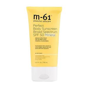 m-61 Perfect Mineral Sunscreen SPF 50 | Reef-Safe Mineral Sunscreen SPF 50 With Vitamin E Green Tea