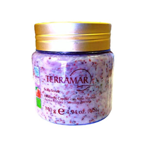 Terramar Brands: Scalp Scrub Exfoliante Capilar con Algas Marinas y Fresa, 140 Gram