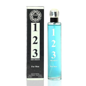 META-BOSEM Easy Miami+123 Degrees Men's Cologne Collection Eau de Toilette Natural Spray - Fresh Woody Scents - Holiday Gift Set (Pack of 2) Each 3.4 Fl Oz Total 6.8 Fl Oz