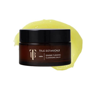 True Botanicals Ginger Turmeric Cleansing Balm | Removes Makeup Sunscreen &amp Dirt - Not Moisture | Dermatologist Tested All Natural Vegan Clinically Proven | 3.4 fl oz | 100 ml