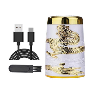 Mini Portable Shaver IPX4 Waterproof Men's Shaver Portable Convenient Shaving Facial Beard Trimmer White