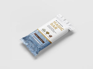 Lifestacks Magic Bar ? Superfood Snack with 2g Functional Mushrooms 10g Plant?Based Protein &amp 4g Fiber ? Vegan Gluten?Free Nutrient?Dense Peanut Butter Energy Bar ? 6?Pack (Chocolate Chip)