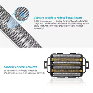 Latest Ver. WES9600P Electric Razor for Men Electric Shaver A-RC6 Six-Blade Electric Razor for P-anasonic ES-LS8A-K