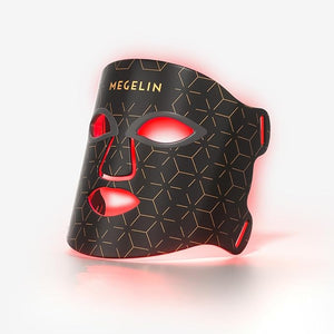 MEGELIN 7 Colors Led Light Therapy Facial Mask Face Light Therapy Mask for Face Reduce Wrinkles Smooth Skin Infrared Light Skin Rejuvenation