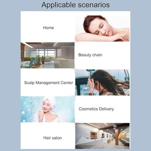 100X Scalp Health Skin Analyzer, 1MP Digital Microscope for Smart Analysis, Professional Beauty Tool for Home Salon Use, Scalp Detector