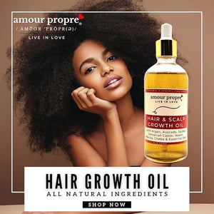 Hair Growth Oil by Amour Propre¢ç 7 Oil Blend Scalp &amp Hair Treatment Oil to Strengthen &amp Lengthen Curls ? with Avocado Oil Jamaican Castor Oil Argan Oil Jojoba Oil