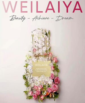 Weilaiya Damask Rose Essence Pure Fragrance Hair Care Oil ? 1.41 fl oz ? Nourishing Oil for Dry Damaged Frizzy Hair ? Natural Moisturizing &amp Smoothing Treatment for All Hair Types