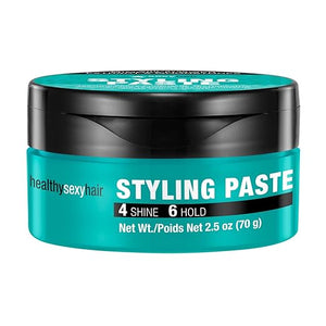 SexyHair Healthy Styling Paste Texture Paste | Medium Pliable Hold and Control | Satin Finish | All Hair Types