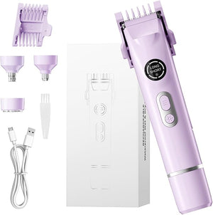4-in-1 Waterproof Electric Bikini Trimmer &amp; Body Hair Trimmer&amp; Electric Razors for Shaving Woman- Rechargeable Shaver - IP7-compact for Travel