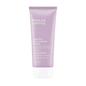 Paula's Choice Weightless Body Lotion Treatment 2% BHA Salicylic Acid &amp Chamomile Lotion Exfoliant Body Moisturizer for Keratosis Pilaris (KP) Prone Skin &amp Clogged Pores Fragrance-Free