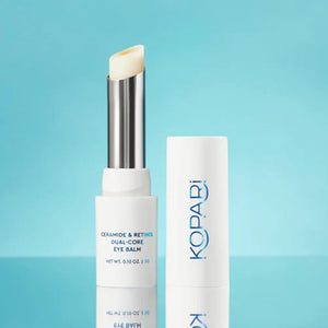 Kopari Ceramide &amp Retinol Dual-Core Eye Balm ? Targets Fine Lines Texture &amp Puffiness with Encapsulated Retinol Ceramides &amp Squalane ? Hydrating Brightening Anti-Aging Under Eye Treatm