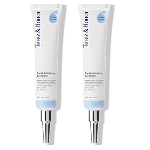 TEREZ &amp HONOR Anti-Aging Rapid Reduction Under-Eye Cream Visibly and Instantly Reduces Wrinkles Dark Circles and Eye Bags in 120 Seconds Hydrates &amp Lifts Skin Rapid
