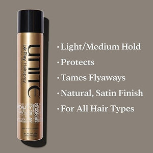 UNITE Hair - L?:Play Hairspray ? Flexible-Hold Hairspray That Provides Light to Medium Hold with a Satin Finish ? Ideal for All Hair Types 10 oz