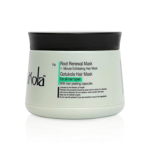 Gotukola Hair Masks Collection ? Keratin Mask 1-Minute Reviving Mask &amp Fragrance Variants for Damaged Dry &amp Color-Treated Hair (Green)