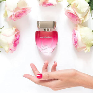 Mercedes Benz - Rose - Professional Fragrance For Women - Elegant And Irresistible - Romantic And Stylish - Naturally Infused And Crafted - Sweet Fresh And Young - Eau De Toilette - 2 Oz