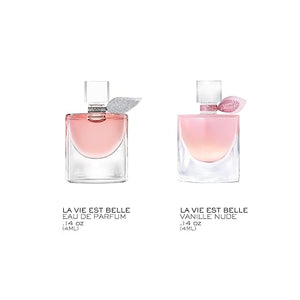 Lanc?me La Vie Est Belle Mini Duo- Mini La vie est belle Vanille Nude Eau De Parfum 0.14 fl. Oz &amp La vie est belle 0.14 - Limited Edition Gift Set for Women